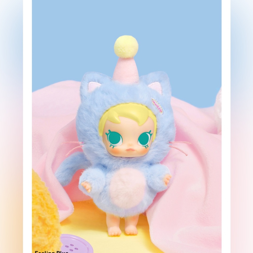Pop Mart Baby Molly Pocket Friends: Feeling Blue 💙🐱